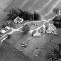 Aerial view of John Kerber's farm.  Circa 1989