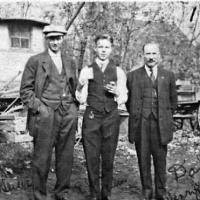 Bill Geiser, Elmer Kelm and Henry Kelm - 1915