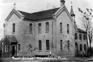 St. Hubert's School and convent. Circa 1910