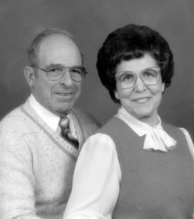 Harold and Leona (Kelzer) Kerber's 40th anniversary in 1985