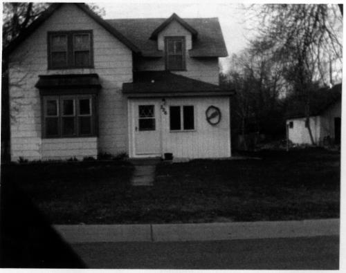 Alois and Elizabeth (Schutrop) Kerber's house - April 12, 1987