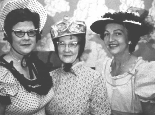 Lorraine Hanson, Lorraine Roeser, and Vernice Jorrison at Frontier Days Celebration.
