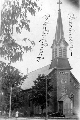 St. Hubert's Church in 1909.