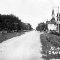 Chanhassen Main Street looking east.  Circa 1910