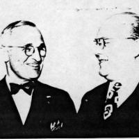 President Harry Truman & Elmer Kelm - 1946