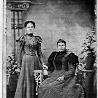 Charlotte (Miller) Geiser with daughter Rose - 1895