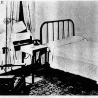 One of 27 bedrooms in the sanatorium at Mudcura in Shakopee