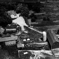 Aerial view of August Sinnen farm - 1946